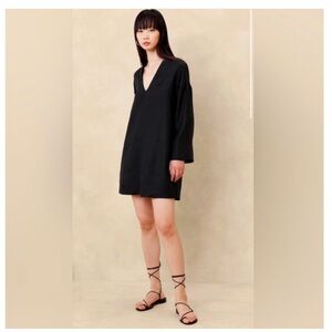 NWT BANANA REPUBLIC EU-ropean Linen Kaftan Mini Dress